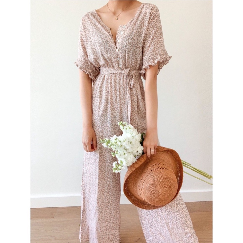 breath of youth garden groves jumpsuit size small